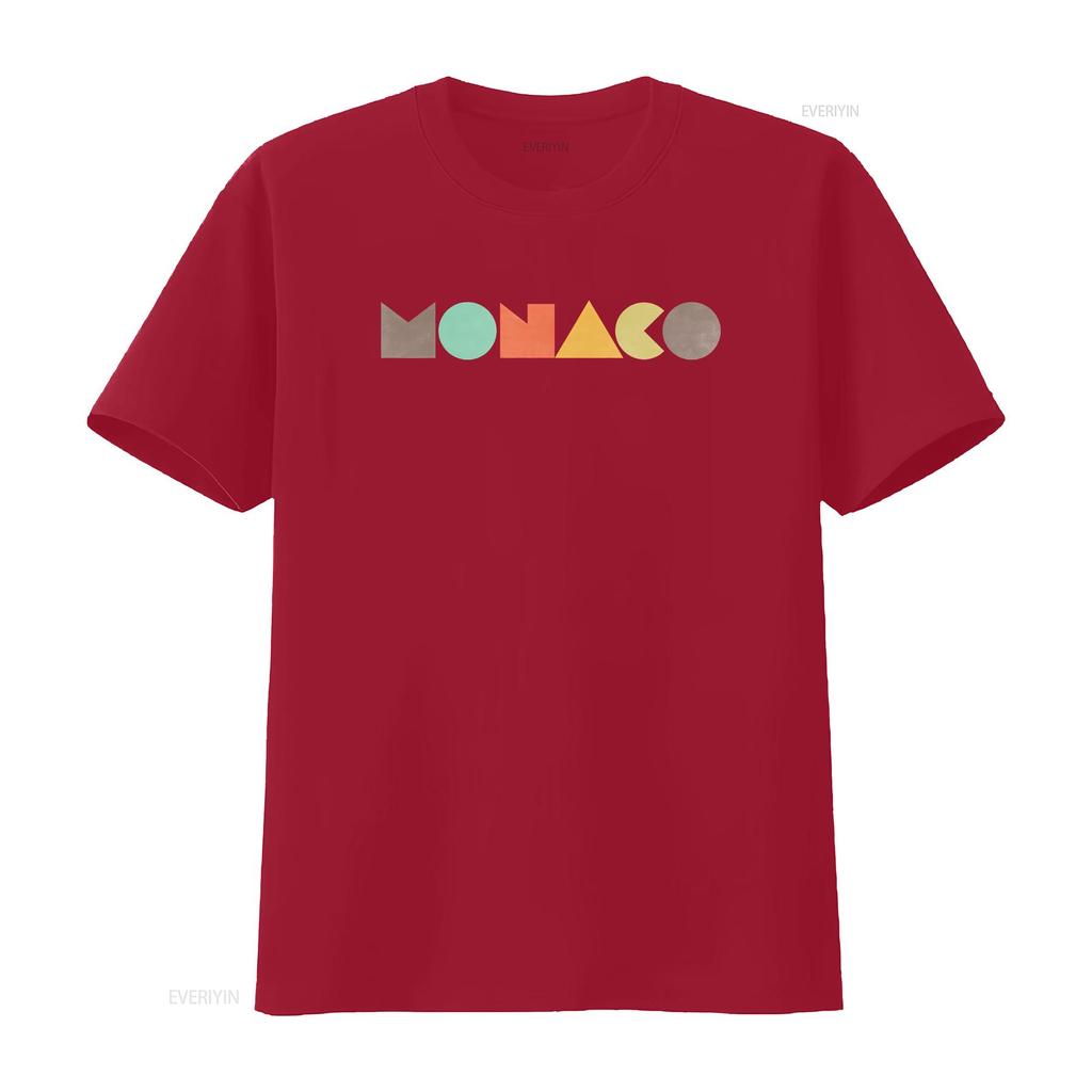 Monaco Vintage T Shirt vintage Washed streetwear fashion Breathable designer clothes Stylish Top For Everyday Wear graphic