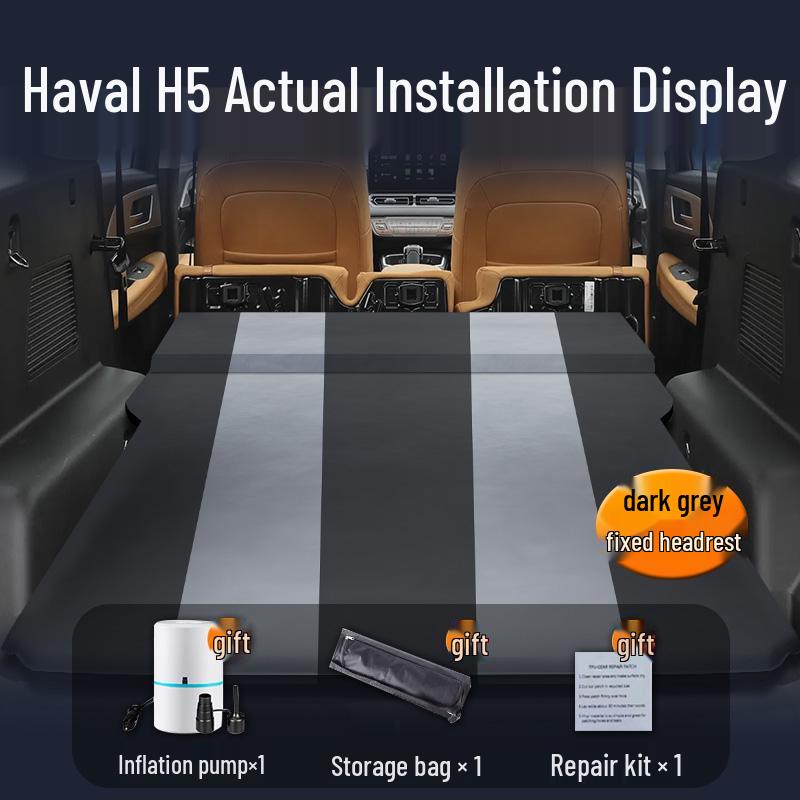 Haval H5 Car Mattress: Inflatable Rear Seat Sleeping Pad for Trunk.