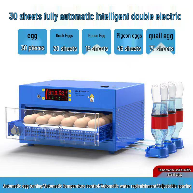 Incubatrice Automatica Intelligente per Uova: Adatto per la schiusa di pulcini, anatroccoli e ochetti.