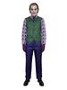 Heath Ledger Joker Cosplay Costume: Purple Trench Coat & Full Set