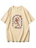2025 Summer New trendy cotton Tshirt with skull print loose and fashionable couple shortsleeved mens and womens tops