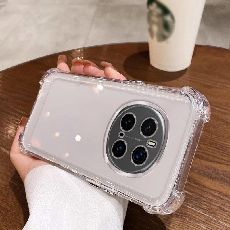 

Прозрачный ударопрочный силиконовый чехол с гальваническим покрытием для Huawei Honor Magic 7 Lite 6 5 4 3 Pro Мягкая задняя крышка Honor Magic 3 Pro прозрачный