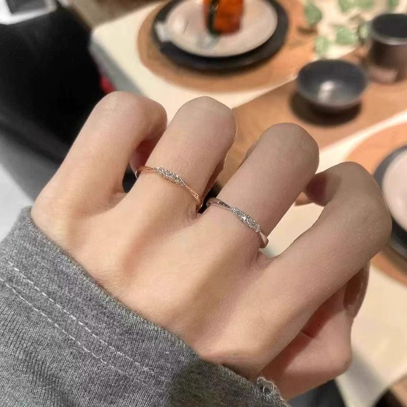 925 Sterling Silver Diamond Ring for Women: Elegant, High-End, and Versatile Design