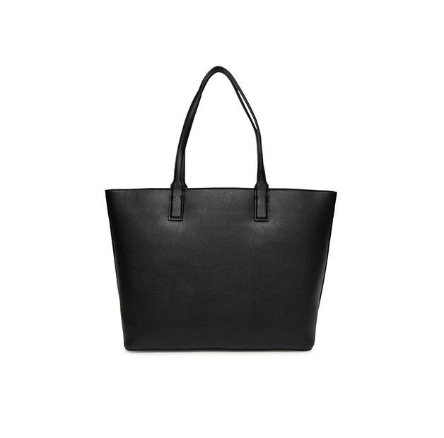 Handbag Tommy Hilfiger Th Logotape Tote AW0AW17449 Black