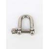 1/2PCS M4/5/6/8/10/12/14 304 Stainless Steel D-type Shackle Bow U-type High-Strength Lifting Ring Buckle Connection Fixed Chain