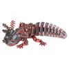 Articulated Mechanical Axolotl Figurine Collectible Axolotl Fidget Toy Executive Desk Toy for Stress Relief Home Decor