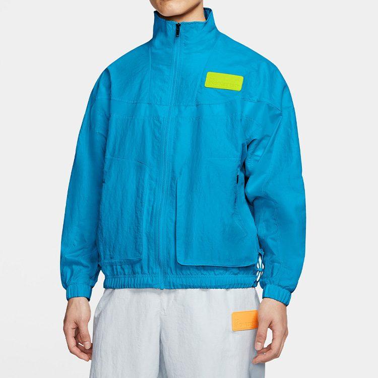 Jordan Air Jordan Jackets Men's Laser Blue Stand Collar Moderate Other CN4579-446