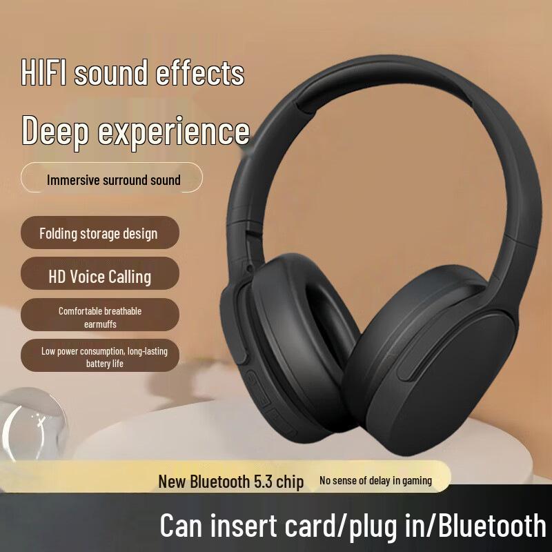 Deep Bass Wireless Bluetooth Gaming Over-Ear Headphones P2961 - High-Quality Sound for Esports and Music