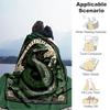 1pc Slytherin Snake Ambition Cartoon Blanket,Portable Throw for Travel & Camping, All Season Cozy Blanket,Ideal Gift