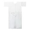 Kyoto Kimono Yuzen Kimono Slip, Women's One-Piece Kimono Dress, Hemless, White, Made In Japan (L)