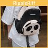 Cute Unisex Panda Backpack For Children 2024 Fun Oxford Cloth Daycare School Travel Bag