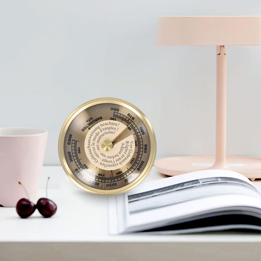 Adjustable Barometer Barometer Indoor Measurement Weather Measuring Device Adjustable Settings Air Pressure Measurement