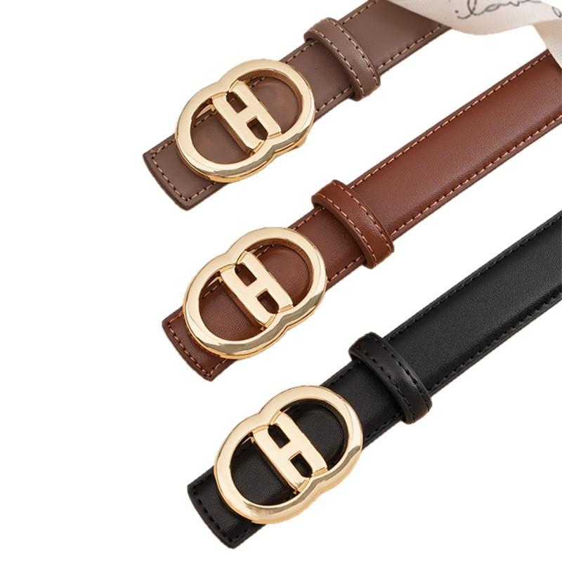 Ladies Casual Simple and High-end Pairing Skirt Belt and Fashionable Trendy Belt Belt