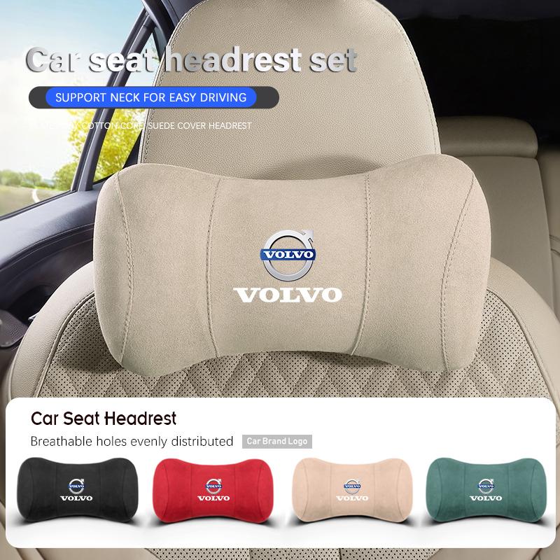 Car Neck Pillow Waist Support Auto Seat Headrest For Volvo Xc60 Xc90 V40 V60 S60 XC40 V50 V90 S80 C40 V70 XC70 C30 EX90 Rdesign