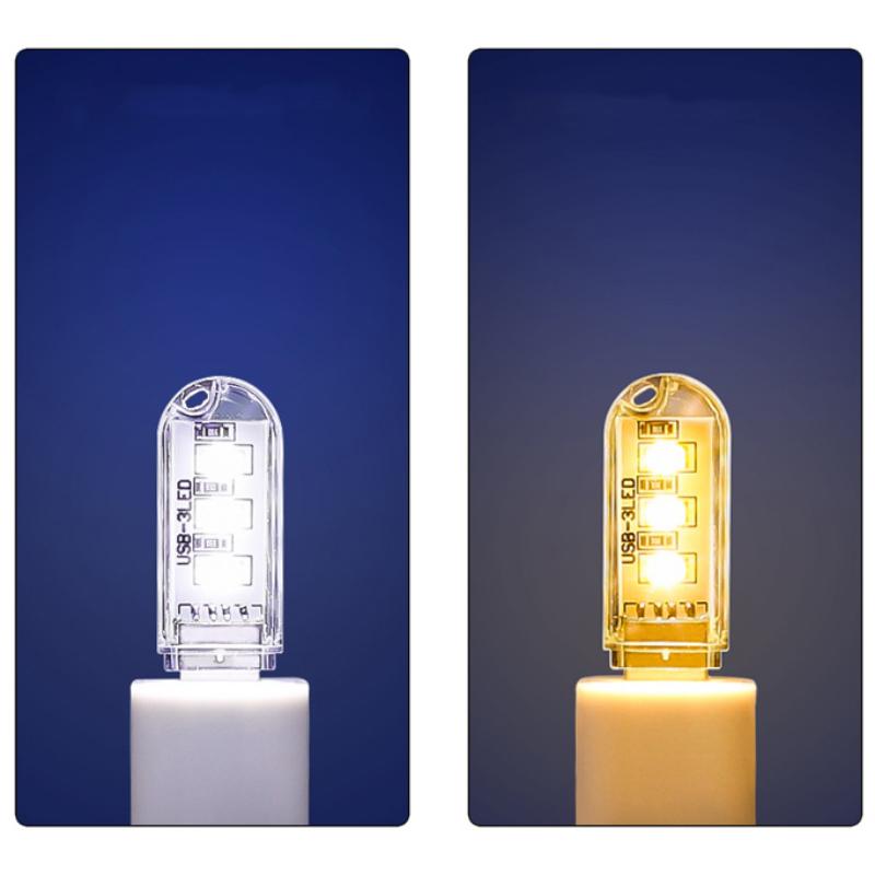 1pcs Mini USB Plug Lamp 5V Super Bright Eye Protection Book Light Computer Mobile Power Charging USB Small Round LED Night Light