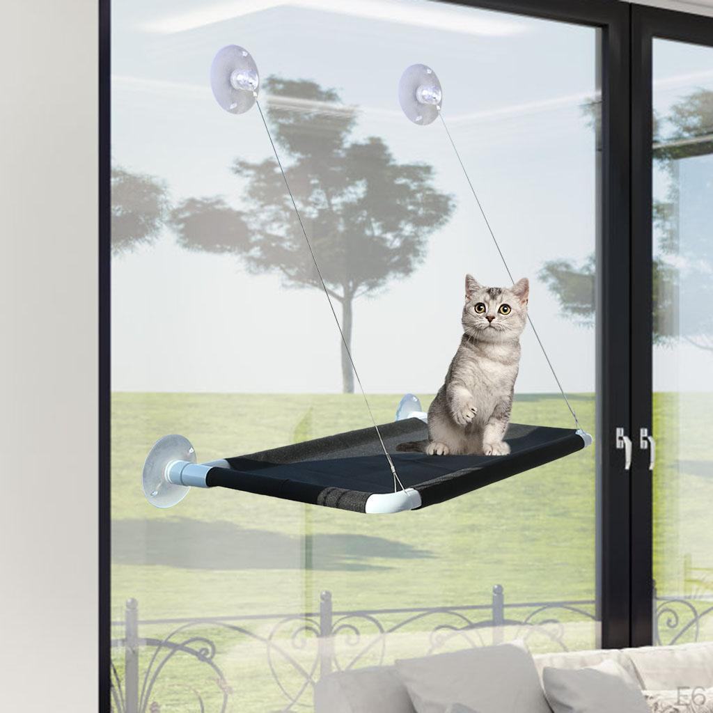 Cat Window Hammock Cup Suction Rest Seat Save Space Indoor Dog Play