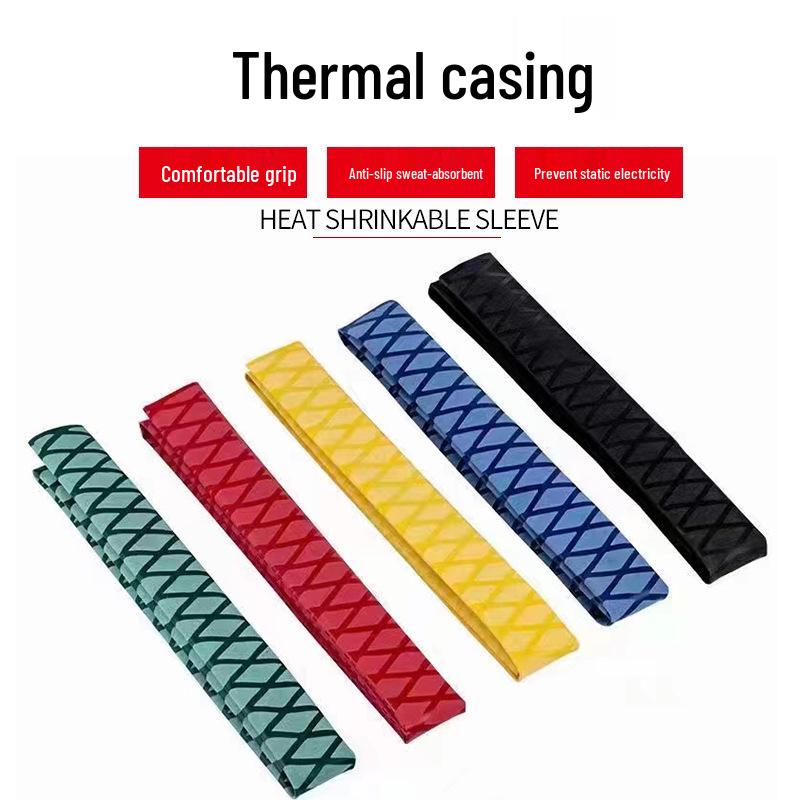

Кольорова нековзка термозбіжна трубка для ручок вудилищ та бадмінтонних ракеток Colorful, 100cm, 35mm Diameter