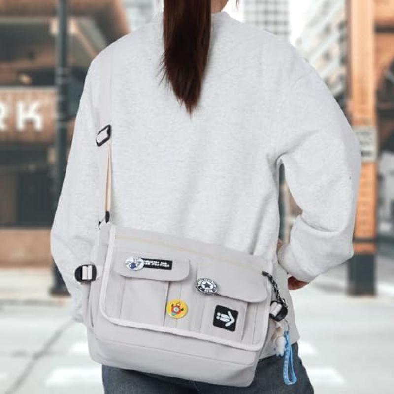 Jywmsc 2025 Nowa Urocza Torebka Crossbody Unisex Casualowa Torba na Ramię Słodki Szkolny Styl Prezent