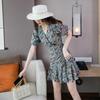 Summer floral dress New year's small design first love dress ins super fairy thin skirt