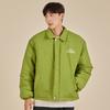 Astral Projection Signature Logo Stand Collar Padded Jacket_Olive