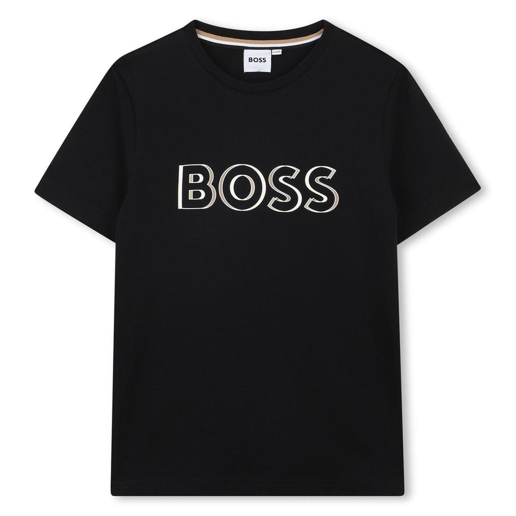 Boss Childrens/Kids Logo Printed Regular T-Shirt