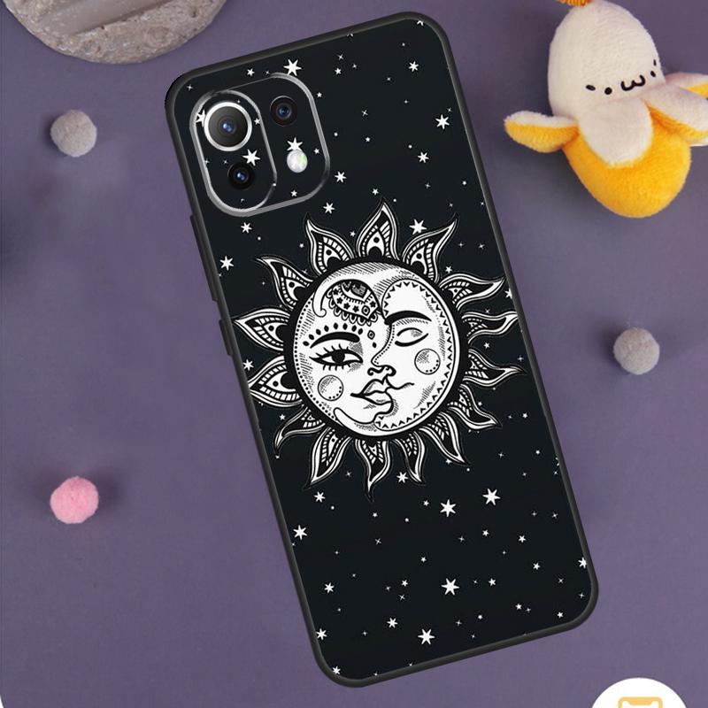 SUN AND MOON Mystic Zodiac Case For Xiaomi 14 15 Ultra 13T 14T 15T 17 Pro Max POCO F5 F6 F7 X5 X6 X7 Pro F8 Ultra Cover