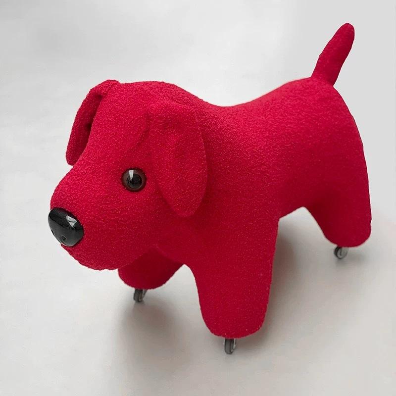 Teddy Dog Shoe Changing Stool Luxury Decorative Removable Stools Small Children Stool Modern Multifunctional Stools with Wheels