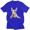 Custom Trendy Bull Terrier T Shirt Men Short Sleeve 100 Cotton Tshirt Casual Tee Tops Fashion Tshirt