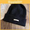 Warm Knit Hat For Women With Solid Color Design For Winter Casual Warmth