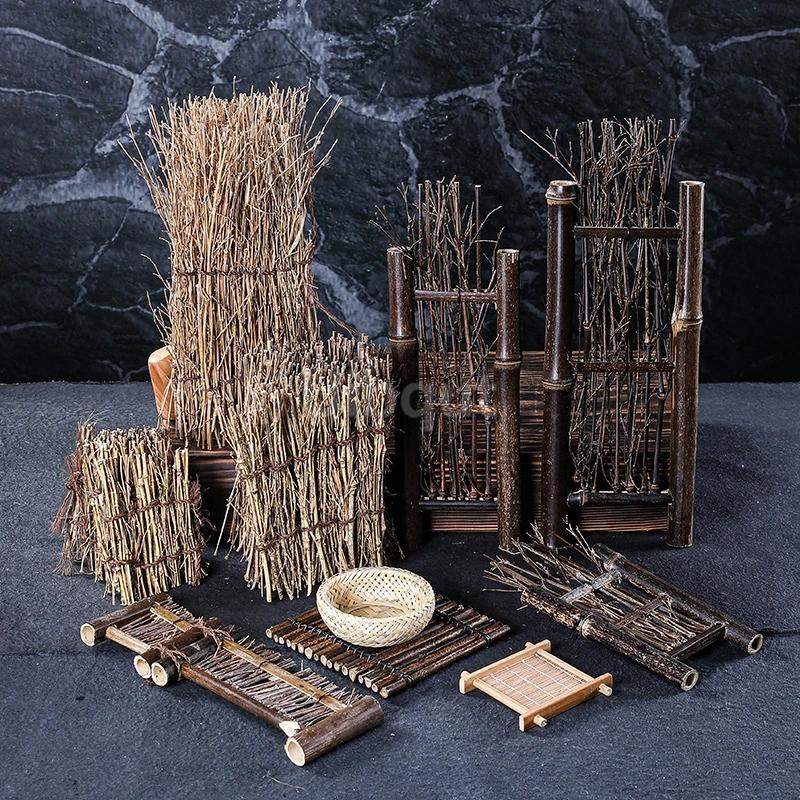 Sushi sashimi platter Decorative flowers and plants Japanese barbecue dishes Decorated Seafood Platter Decorative ornaments-A