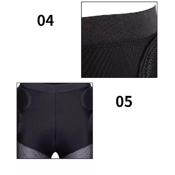 HZYEYO Breathable Motocross Knee Protector Motorcycle Armor Shorts Skating Extreme Sport Protective Gear Hip Pad Pants P-01