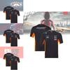 Breathable Mesh Fabric Fia Formula 1 World Championship Men's Summer Shirt