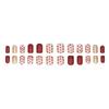 High-End Red Polka Dot Retro Whitening False Nail Tips