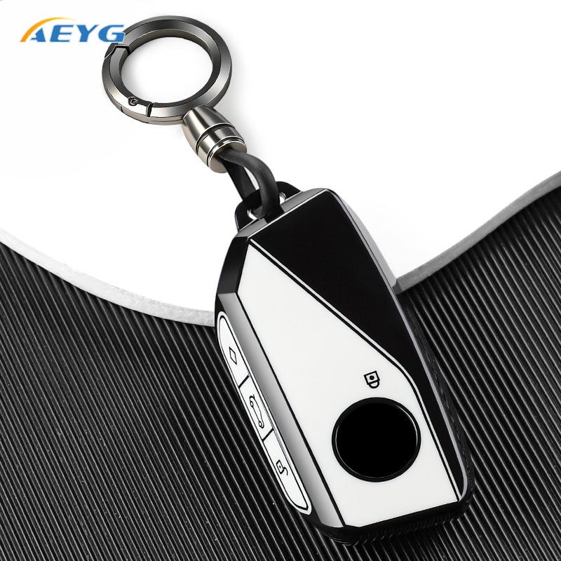 Fashion Car Key Case Cover Shell Fob For Bmw G07 X7 Lci U11 X1 G70 7 Series G09 Xm F98 X4M Lci G18 X5 G81 M3 I20 Ix Keychain
