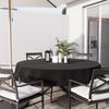 Round Tablecloth "ALIX" 180cm Black