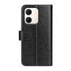 For Oppo A5x 5G/Oppo A5x 4G Case Crazy Horse Texture Stand Leather Phone Cover