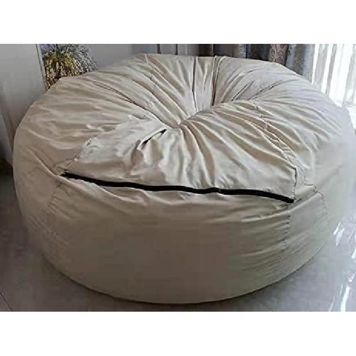 Bean Bag Inner Liner Cover(No Filler), 6 7ft Inner Liner for Bean Bag Chair Couch Cover Seat Lazy Sofa High Capacity Replacement Cover with Zipper