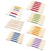 6 Pack Cat Qtip Toy with Catnip Cotton Swab Cat Toy Kitten Chew Dental Teething Ropes for Boredom Exercise & Digestive Aid
