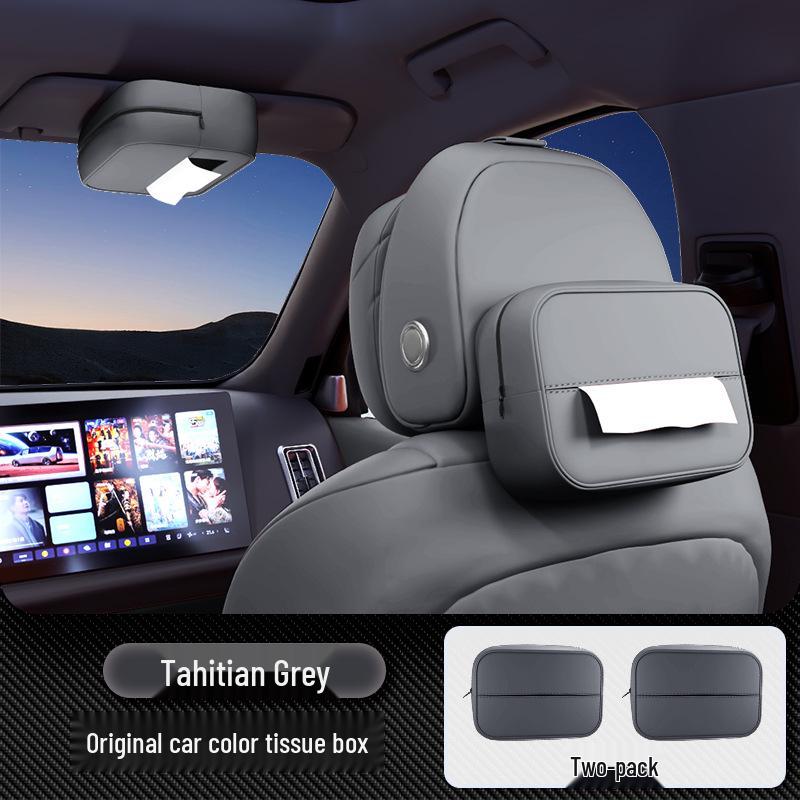 Compatible AION I60 Car Tissue Box: 25-Model Seat Back Hanging Tissue Bag for Interior Decoration