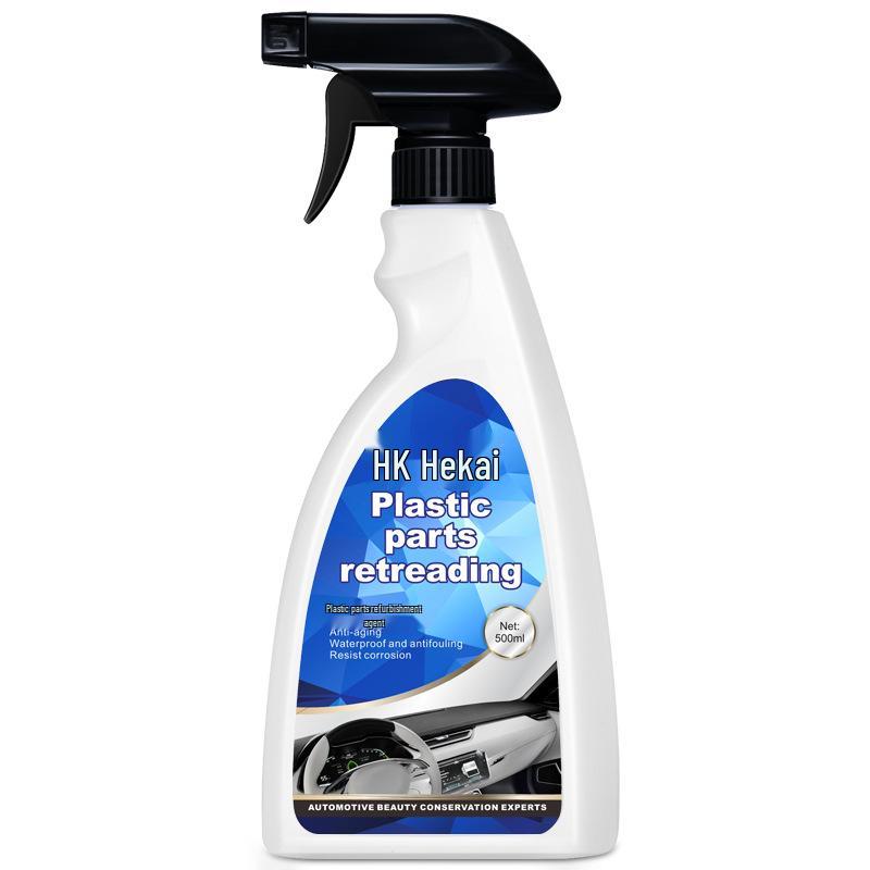 Dashboard Plastic Restorer & Polish: Interior Renovation Wax for Whitening and Repair