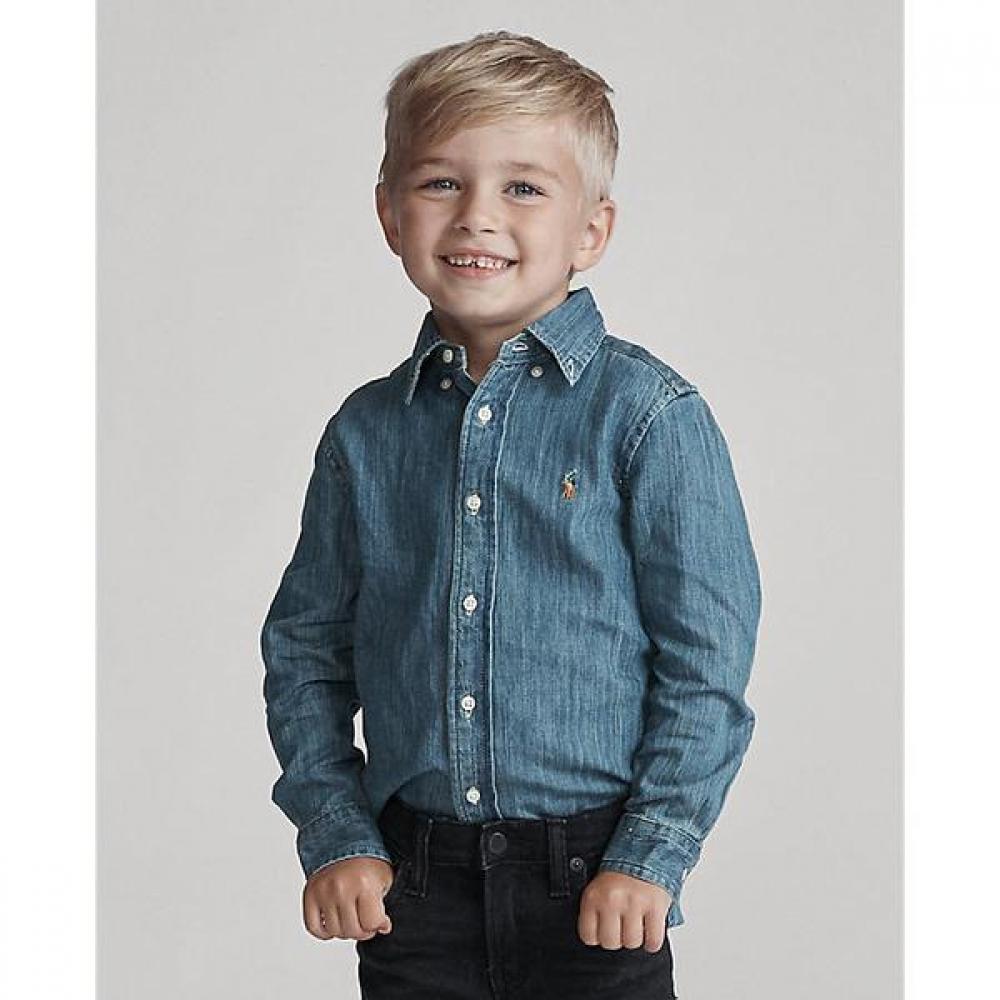 Polo Kids Boys Cotton Chambray Sport Shirt 2 7 Cwpowovb6820001400 5