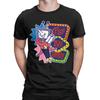 Es Fernsehzeit Deltarune Antennen T-Shirt Paar Vintage Baumwoll-T-Shirts Sommer O-Ausschnitt Trendy Cooles T-Shirt Muster Übergroße Oberteile