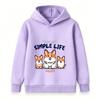 Toddler Boys Girls 100% Cotton Short Sleeve Crew Neck T-Shirt, Adorable Corgi Simple Life Printed Casual Soft Breathable Summer Tee for Daily Wear