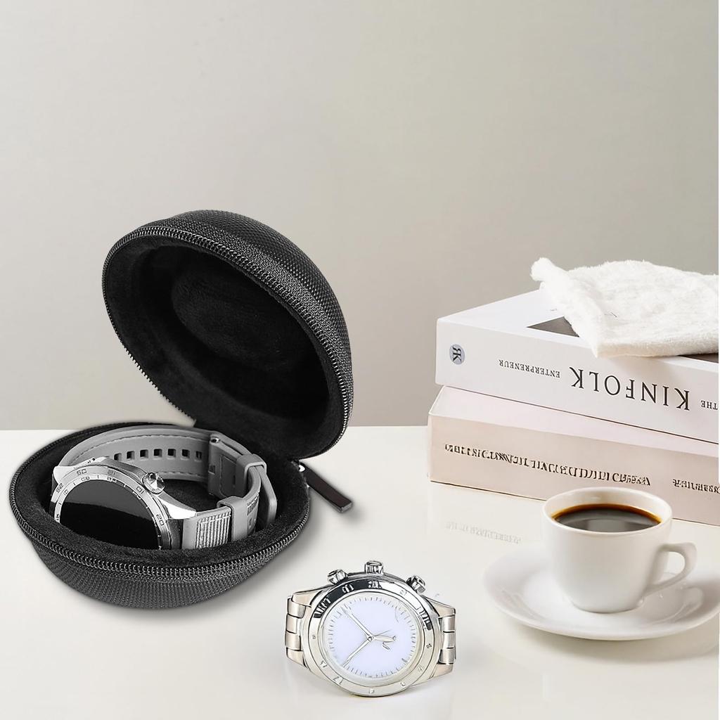 Mocamoro Watch Hard for One Portable Watch Gift for Men for One Case, EVA, Watch, Collection, (Black, Watch)