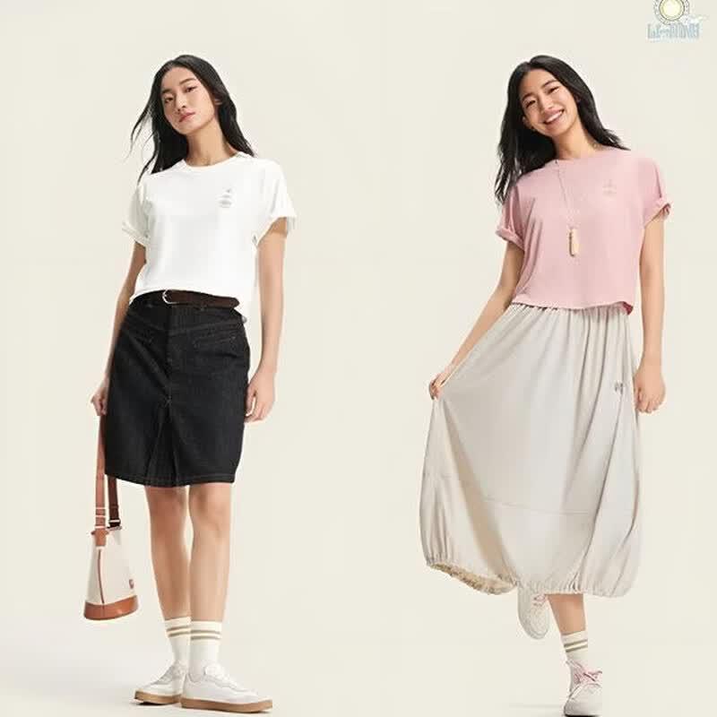 LI-NING Women s Outdoor Short Sleeve T-Shirt AHSW340-6 L