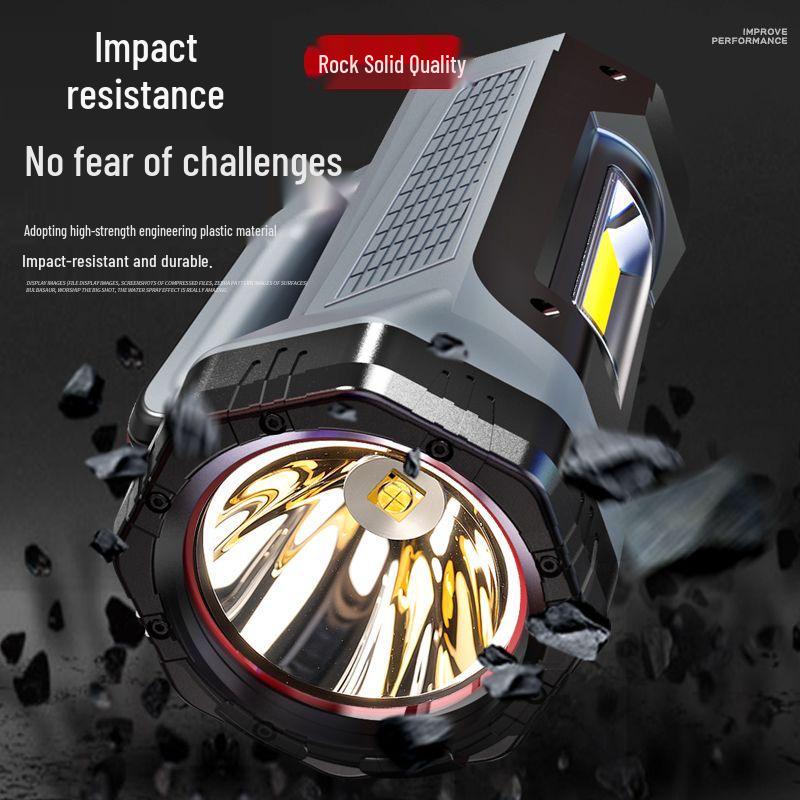 Mengtesh Rechargeable LED Flashlight: Long-Range Outdoor Emergency Searchlight and Work Light.