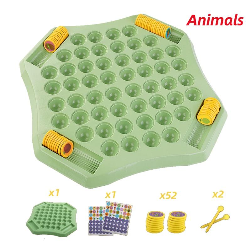 

Animal/Fruit Flip Chess Parent-child Interactive Game Memory Chess Game Cartoon Logical Thinking Cognitive Animal Learning Chess