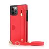 Applicable to Apple iPhone17promax Wrist Strap Holder Mobile Phone Case Samsung S26U Crossbody Back Card Leather Case