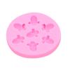 Cake Mold BeeShaped Food Grade Silicone Cake Mold Cake Decoration DIY Baking Tool(Pink )