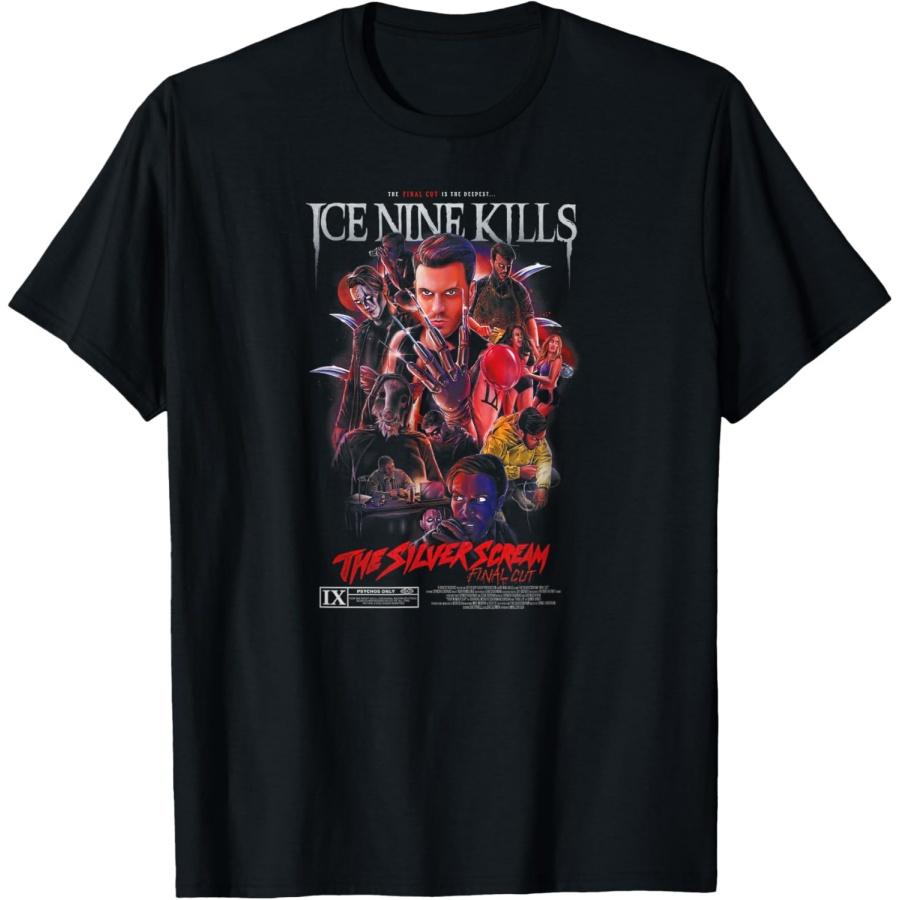 Ice Nine Kills - Серебряный крик (Окончательный монтаж) Обложка Футболка XXXXXL чёрный